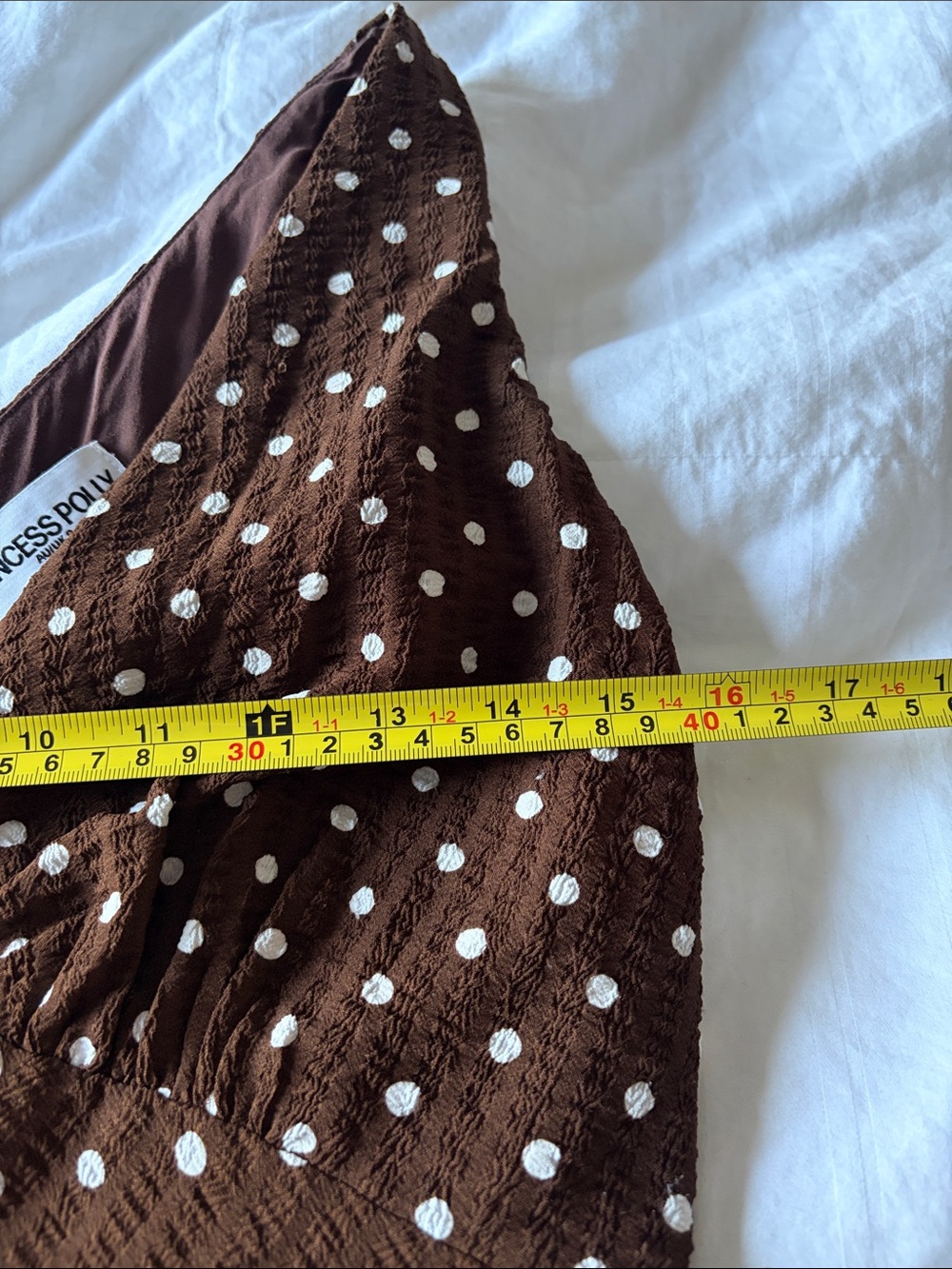 Princess Polly Brown Polka Dot Backless Maxi Dress - Picture 5 of 8